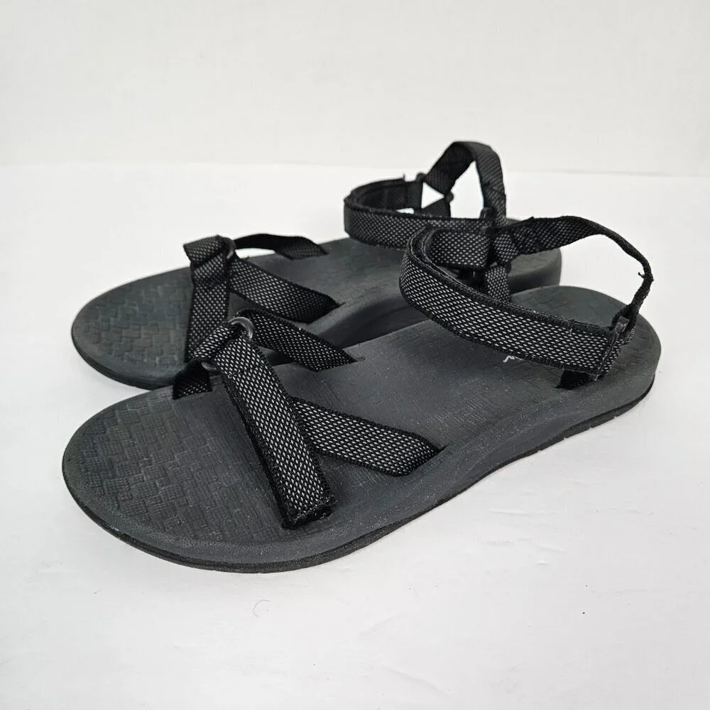 Eddie Bauer Black Strappy Water Trail Hiking Sandal 8